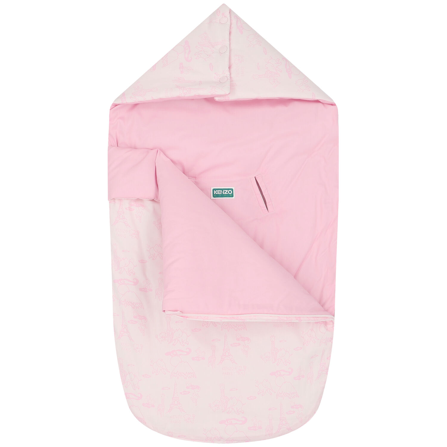 Baby Girls Pink Logo Nest, 1, hi-res